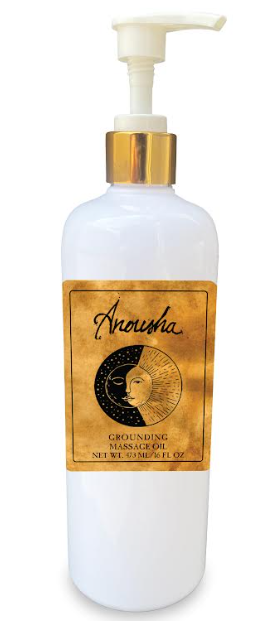 Anousha Grounding Massage Oil 16 oz